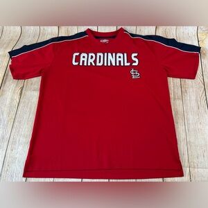 MLB St Louis Cardinals True Fan Jersey Style T Shirt Size XL